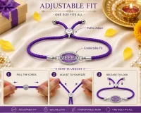 Veera Charm Silver Rakhi