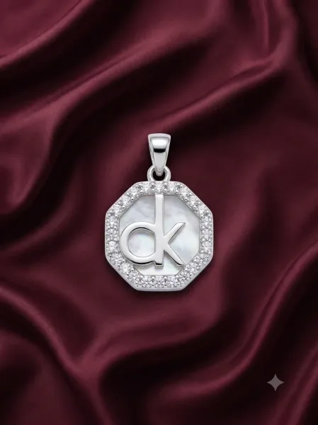 Calvin Klein Geometric Logo Pendant