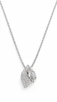 Silver Elegant Leaf Pendant chain
