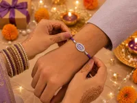Veera Charm Silver Rakhi