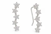 Celestial Five-Star Drop Earrings