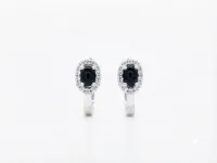 Midnight Halo Hoops