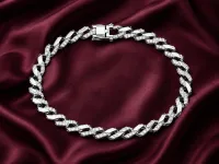 Premium Sparkling Cuban Link Bracelet