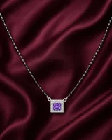 Royal Amethyst Square-Cut Mangalsutra