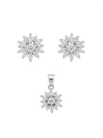 Celestial Bloom Jewellery Set  with pendant and Ring