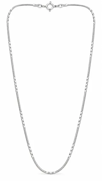 Silver Textured Luxe Chain