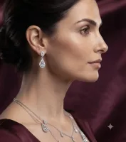 Elegant Teardrop  Necklace & Earring Set