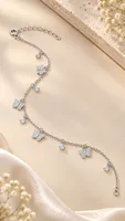 Crystal Butterfly Dangle Ankle