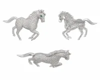 Royal Galloping Horse Brooch