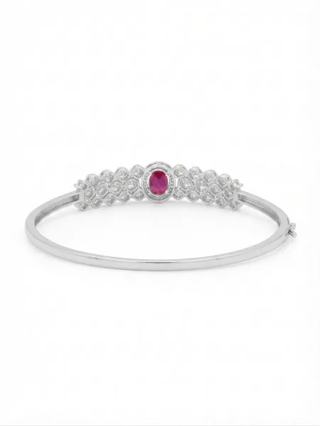 Celeste Ruby Blossom Bangle