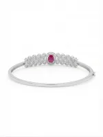 Celeste Ruby Blossom Bangle
