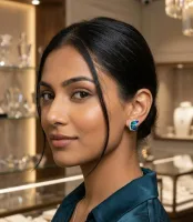 Enchanted Butterfly Wing Stud Earrings