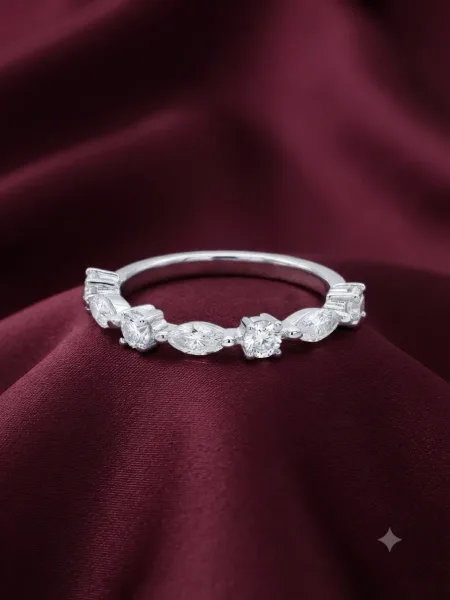 Celeste Marquise Band Ring