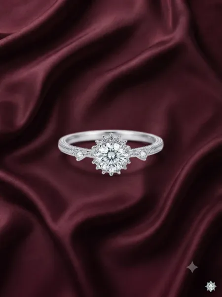Solstice Halo Ring