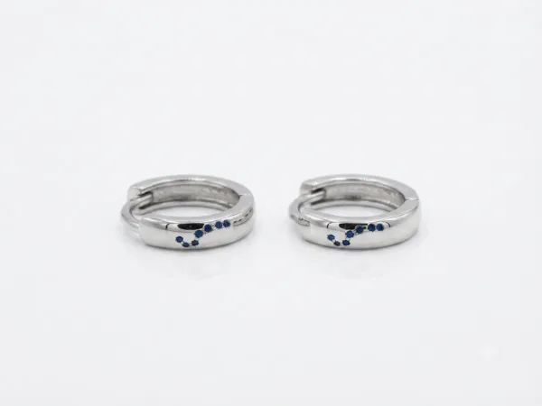 Celestial Sapphire Hoop