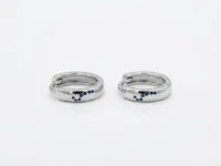 Celestial Sapphire Hoop