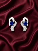 S-Curve Stud Earrings
