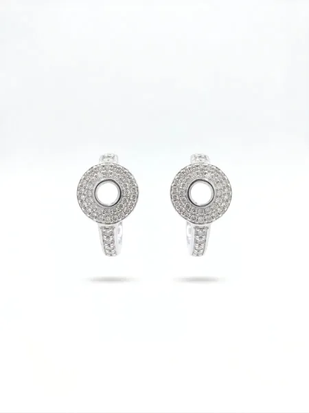 Celestial Halo Huggie Earrings
