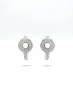 Celestial Halo Huggie Earrings