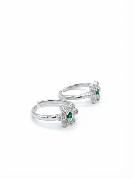 Floréa Verdant Bloom Toe Ring