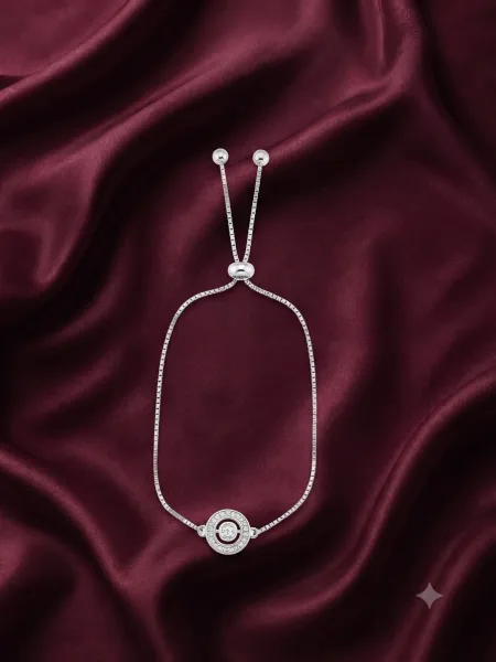 Celeste Halo Slider Bracelet