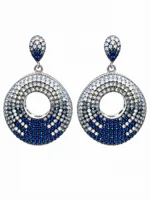The Celestial Ombré Pavé Hoops