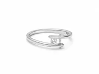 Sterling Silver Elegant Open Wrap Ring