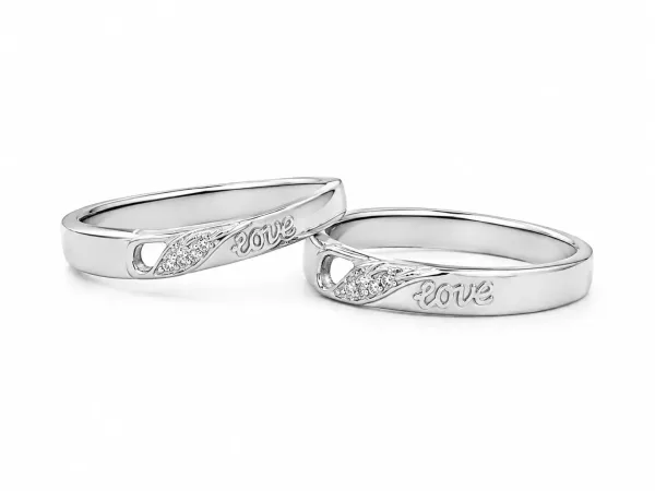 Infinity Love Couple Ring