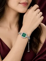 Emerald Luxe Crystal Watch