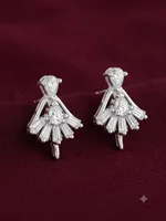 Celestial Ballerina Diamond Stud Earrings