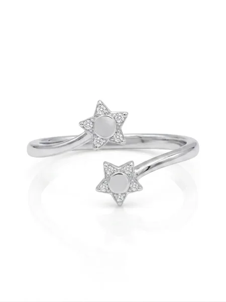 Stellique Twin Star Toe Ring