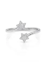 Stellique Twin Star Toe Ring