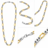 Silver Two Tone Chain