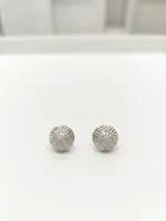 Alternative: Vintage Spiral Pavé Button Tops