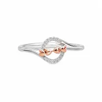 Rosé Bow Halo Ring