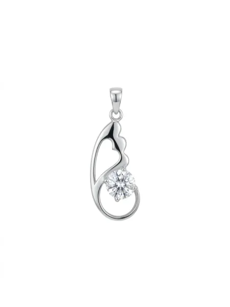 Celestial Sparkle Silver Pendant