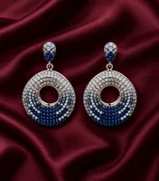 The Celestial Ombré Pavé Hoops