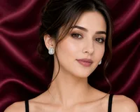 Classic Crystal Rectangle Stud Earrings