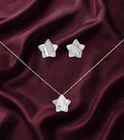 star-shaped pendant set