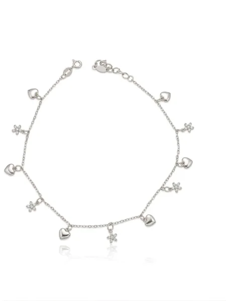 Petal Heart Anklet