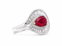 Ruby Baguette Radiance Ring