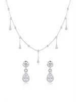 Elegant Teardrop  Necklace & Earring Set