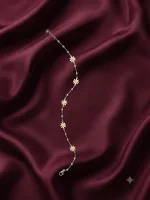 The Fresh Daisy Silver Anklet