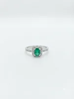 Verdant Halo Ring