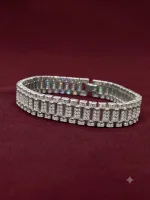 Luxe CZ Link Bracelet