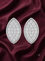 Celestial marquise pave earrings