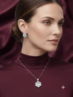 SILVO Verdant Bloom Pendant Set