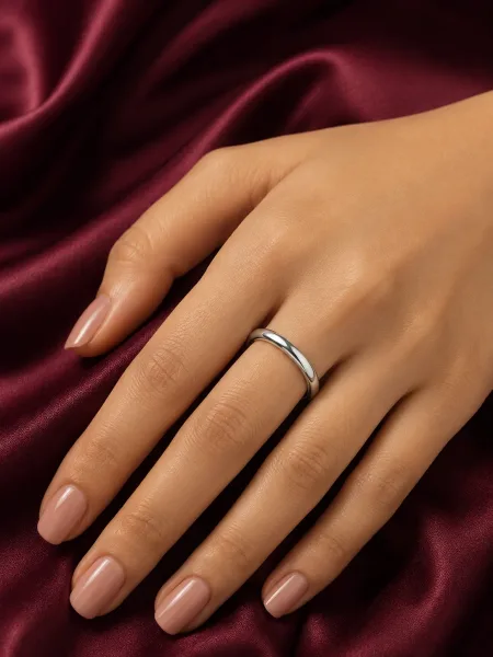 Classic Silver Minimal Band