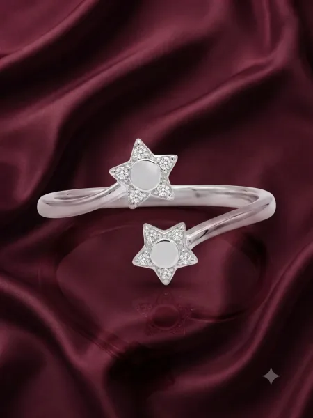 Stellique Twin Star Toe Ring