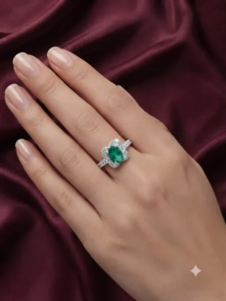 Verdant Halo Ring